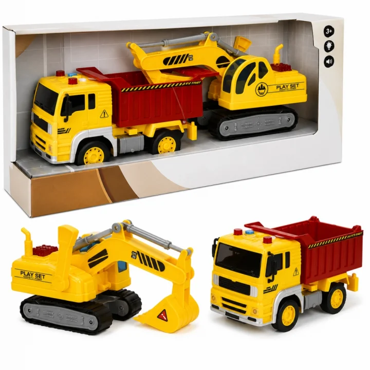 Mey İthalat® S00001999 1/20 İNŞAAT ARAÇLARI 2Lİ SES/IŞIK