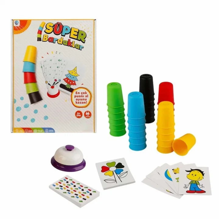 Mey İthalat® S00003145 OYUN SÜPER BARDAKLAR