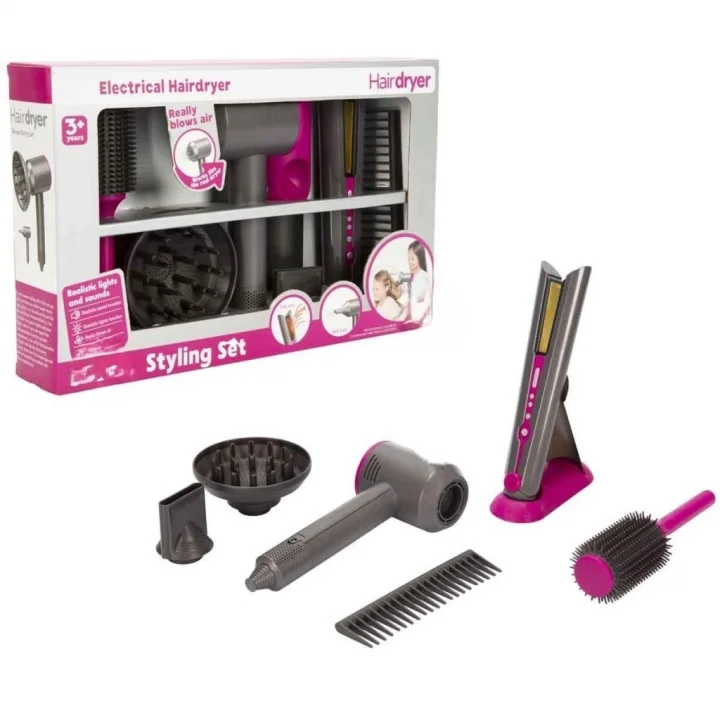 Mey İthalat® S00004912 SAÇ ŞEKİLLENDİRME 7 PRÇ.SES/IŞIK