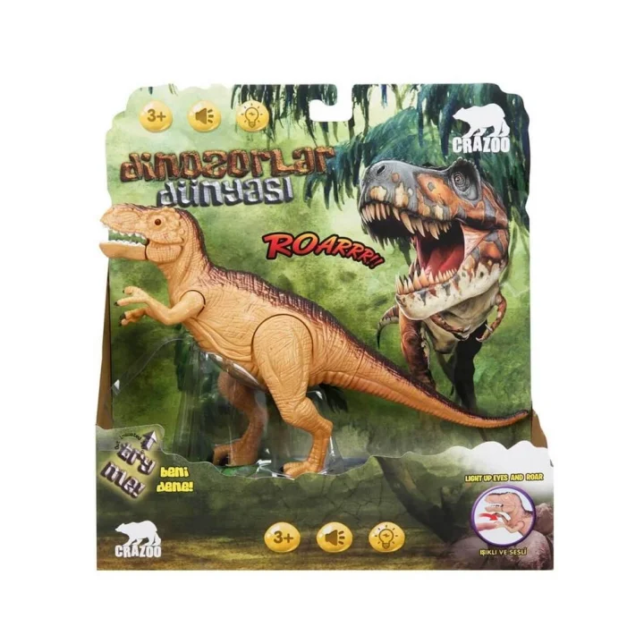 Mey İthalat® S00036171 DİNOZOR B/O.KÇK.SES/IŞIK 4AST. SUN