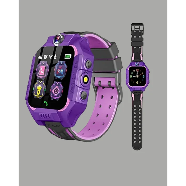 Mey İthalat® S10 Mor Akıllı Çocuk Saati