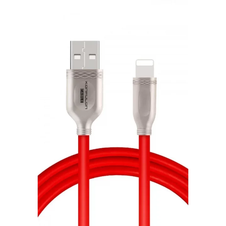 Mey İthalat®  S48 Lightning Kablo iphone Uyumlu 1M 3A - Kırmızı