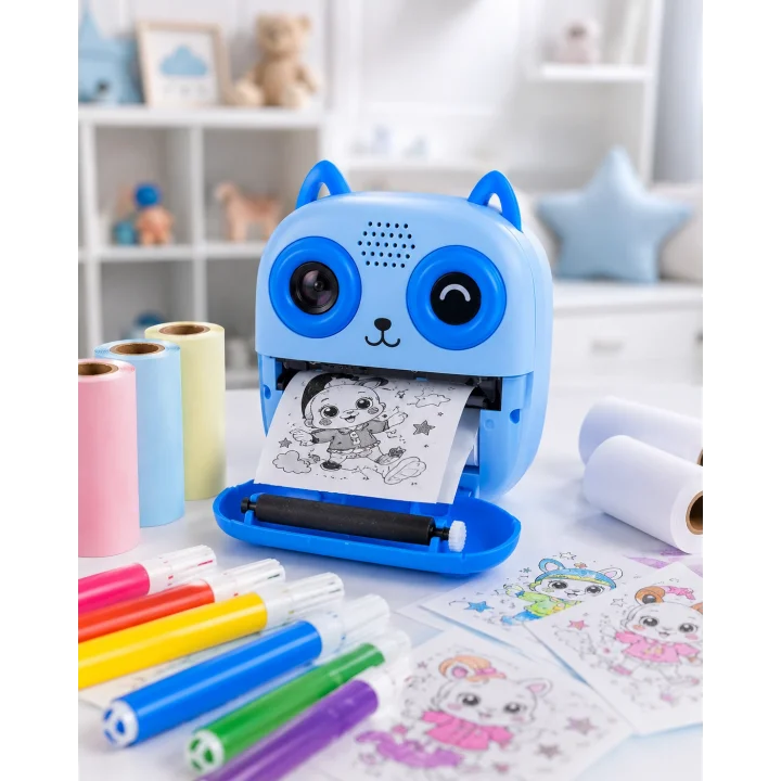 Mey İthalat® S5 PRİNTER KAMERA MAVİ