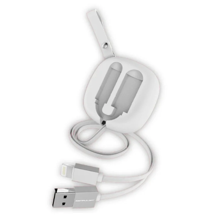 Mey İthalat®  S80 Lightning Kablo iphone Uyumlu 20cm-1M 2A - Beyaz