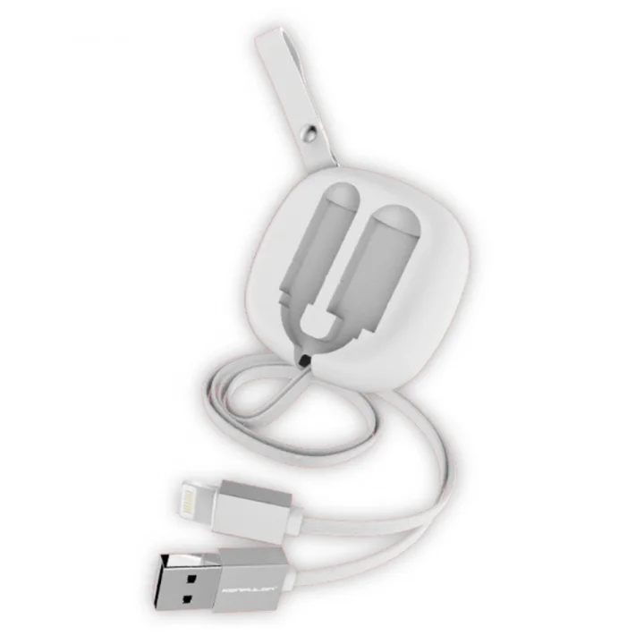 Mey İthalat®  S80 Lightning Kablo iphone Uyumlu 20cm-1M 2A - Beyaz