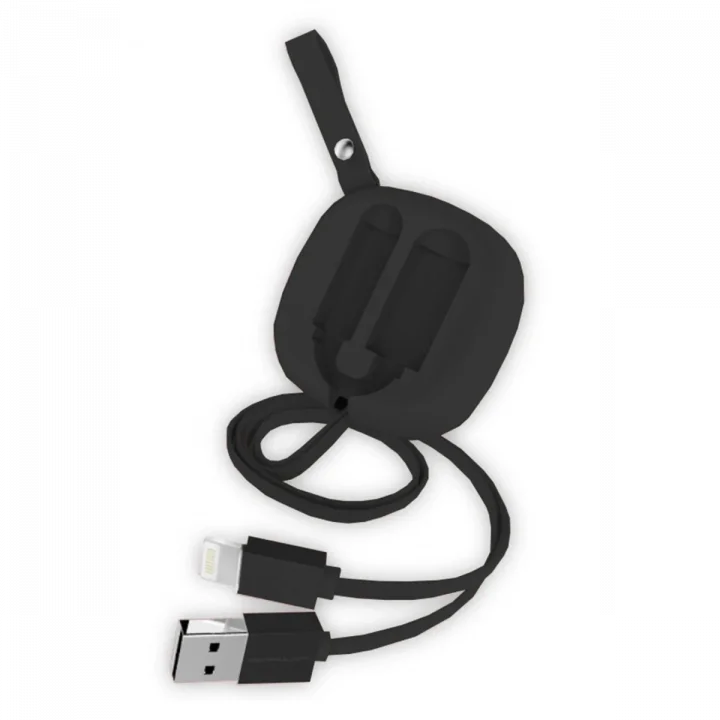 Mey İthalat®  S80 Lightning Kablo iphone Uyumlu 20cm-1M 2A - Siyah