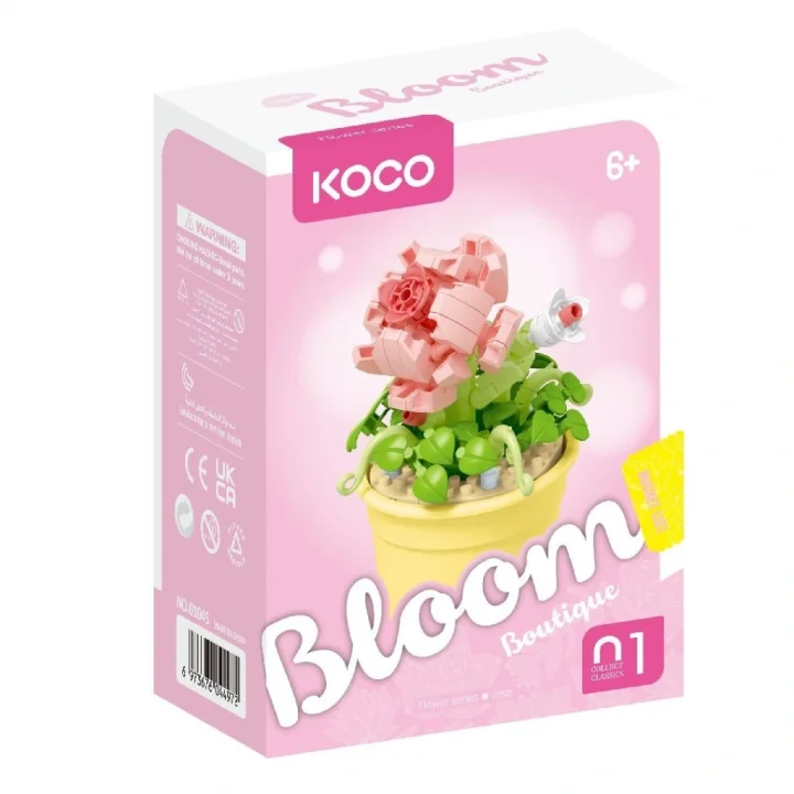 Mey İthalat® Saksı Çiçekleri Serisi 3D Puzzle (Adet Fiyatıdır)