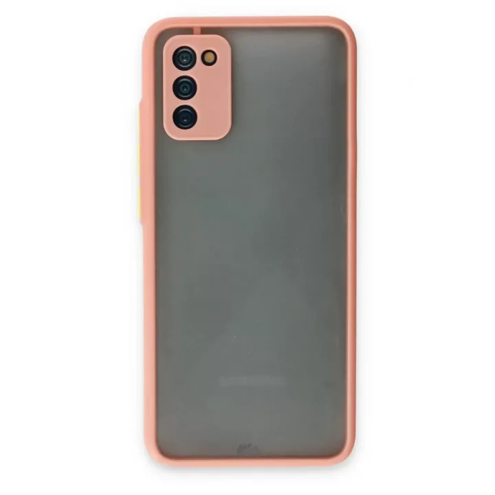 Mey İthalat®  Samsung Galaxy A02S Kılıf Montreal Silikon Kapak - Pembe