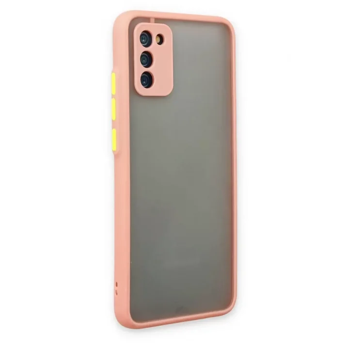 Mey İthalat®  Samsung Galaxy A02S Kılıf Montreal Silikon Kapak - Pembe