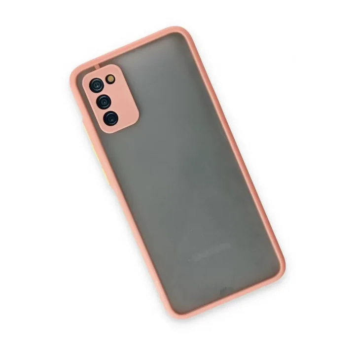 Mey İthalat®  Samsung Galaxy A02S Kılıf Montreal Silikon Kapak - Pembe