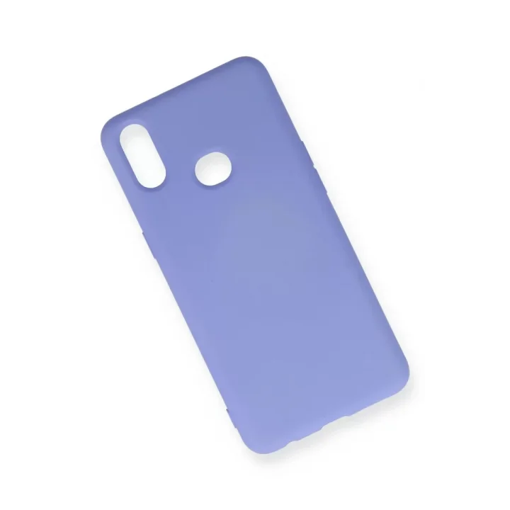 Mey İthalat®  Samsung Galaxy A10S Kılıf Nano içi Kadife Silikon - Lila