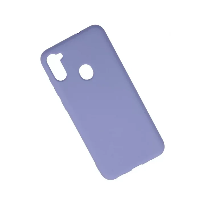 Mey İthalat®  Samsung Galaxy A11 Kılıf Nano içi Kadife Silikon - Lila