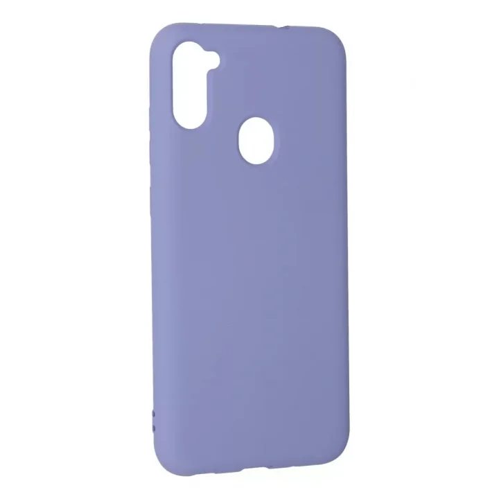 Mey İthalat®  Samsung Galaxy A11 Kılıf Nano içi Kadife Silikon - Lila