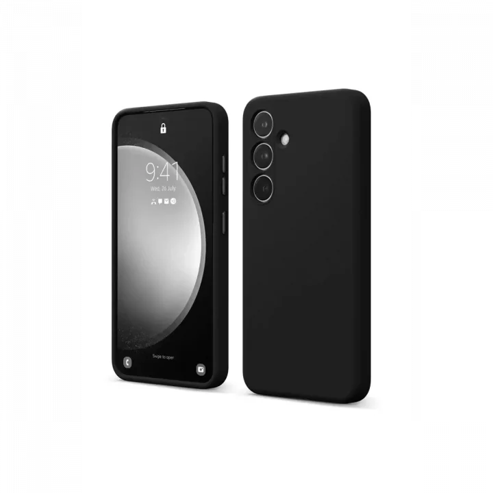 Mey İthalat®  Samsung Galaxy A14 4G Kılıf First Silikon - Siyah