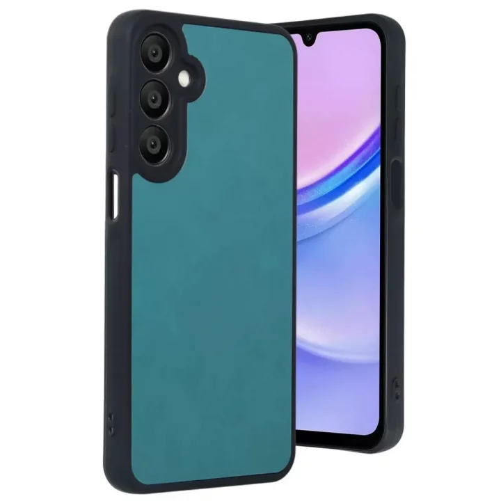 Mey İthalat®  Samsung Galaxy A16 5G Kılıf Aras Deri Kapak - Açık Yeşil