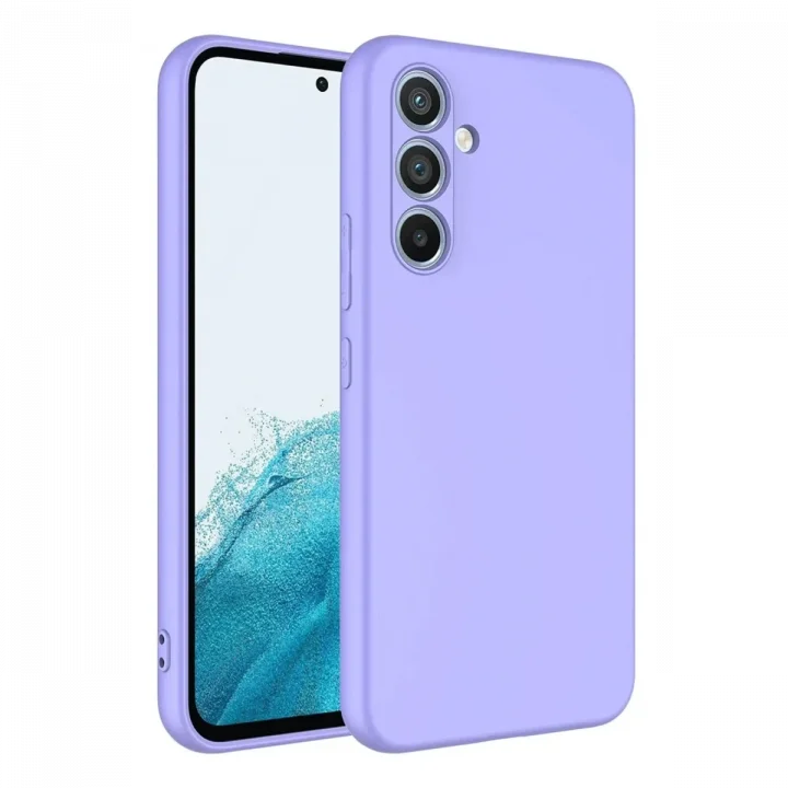 Mey İthalat®  Samsung Galaxy A16 5G Kılıf First Silikon - Lila