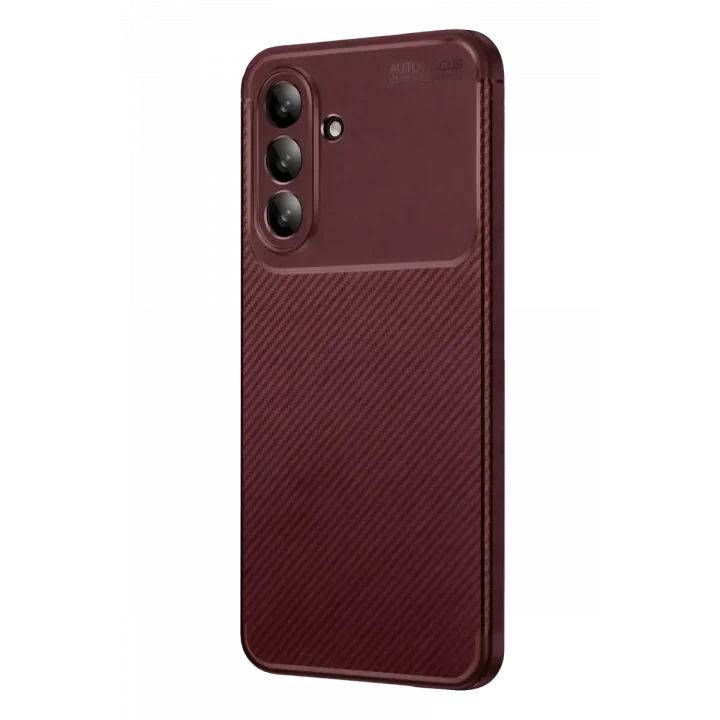 Mey İthalat®  Samsung Galaxy A17 5G Auto Focus Karbon Kapak - Bordo