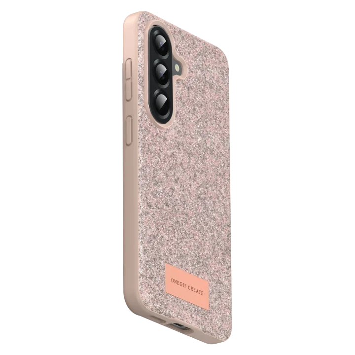 Mey İthalat®  Samsung Galaxy A17 5G Bright Simli Kapak - Pembe