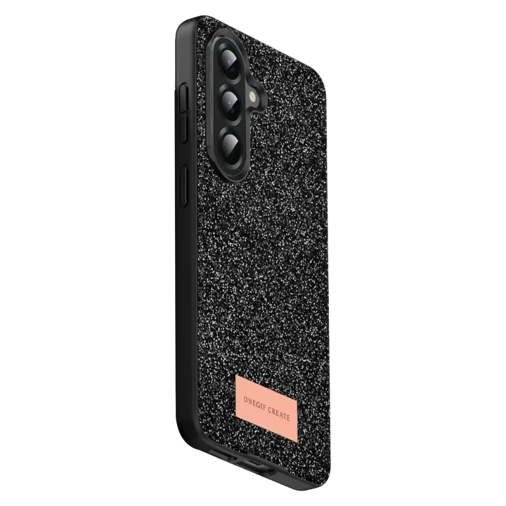 Mey İthalat®  Samsung Galaxy A17 5G Bright Simli Kapak - Siyah