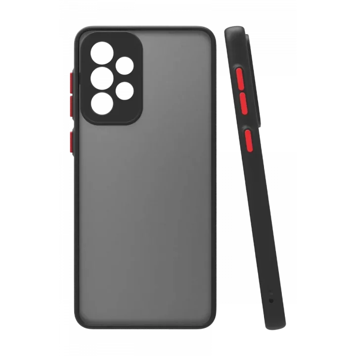 Mey İthalat®  Samsung Galaxy A23 4G Kılıf Montreal Silikon Kapak - Siyah