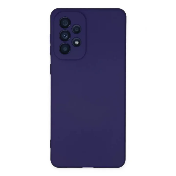Mey İthalat®  Samsung Galaxy A23 4G Kılıf Nano içi Kadife Silikon - Mor