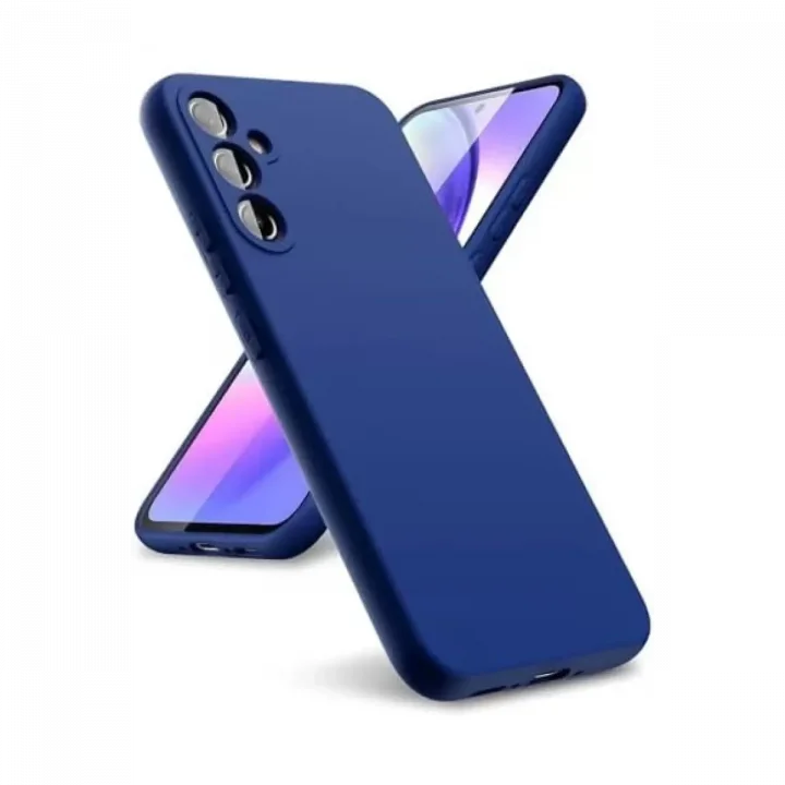 Mey İthalat®  Samsung Galaxy A24 4G Kılıf First Silikon - Lacivert
