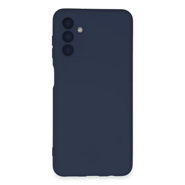 Mey İthalat®  Samsung Galaxy A24 4G Kılıf Nano içi Kadife Silikon - Lacivert