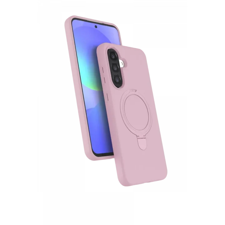 Mey İthalat®  Samsung Galaxy A26 Regal Magsafe Standlı Kapak - Açık Pembe