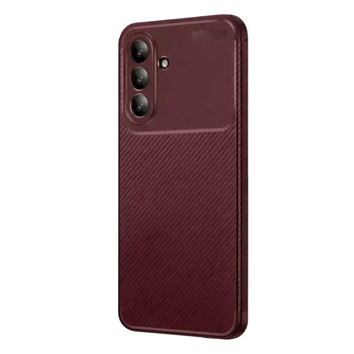 Mey İthalat®  Samsung Galaxy A27 5G Auto Focus Karbon Kapak - Bordo