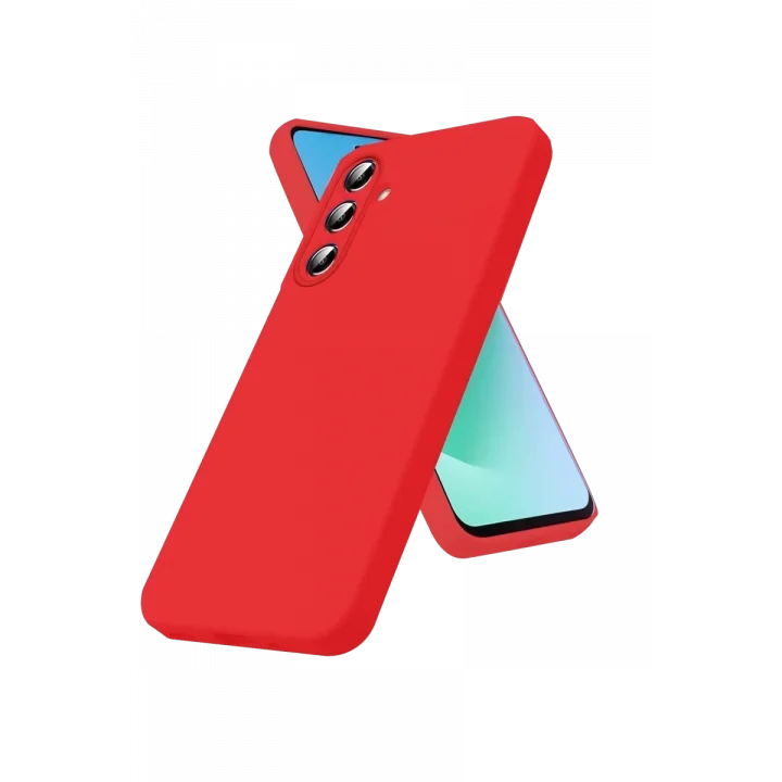 Mey İthalat®  Samsung Galaxy A27 5G First Silikon - Kırmızı