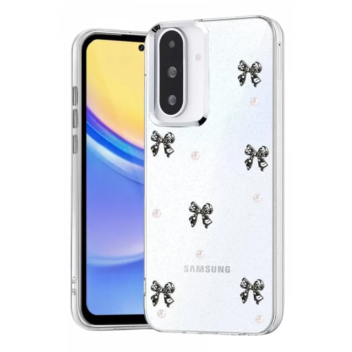 Mey İthalat®  Samsung Galaxy A27 5G Fiyonk Desenli Kapak - Desen 8