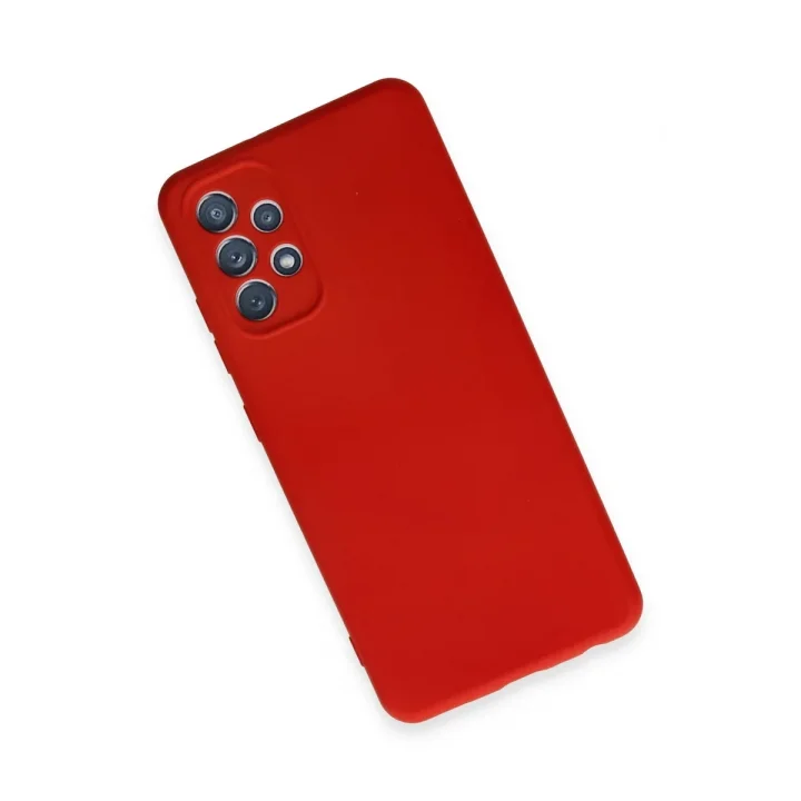 Mey İthalat®  Samsung Galaxy A32 Kılıf First Silikon - Kırmızı