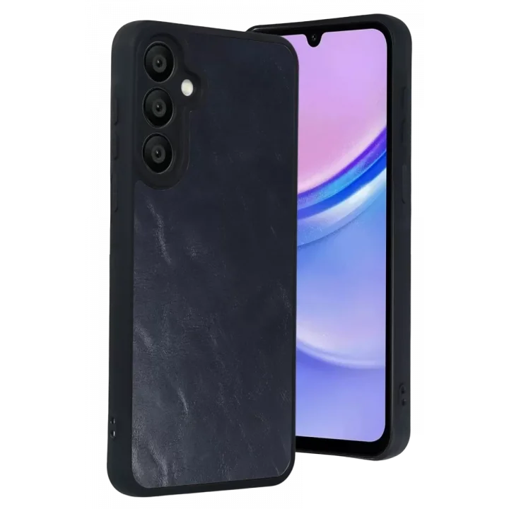 Mey İthalat®  Samsung Galaxy A37 5G Aras Deri Kapak - Lacivert
