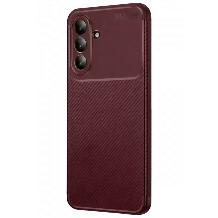 Mey İthalat®  Samsung Galaxy A37 5G Auto Focus Karbon Kapak - Bordo