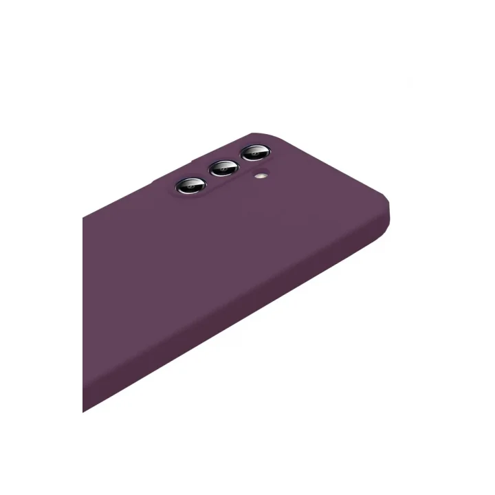 Mey İthalat®  Samsung Galaxy A37 5G First Silikon - Mürdüm