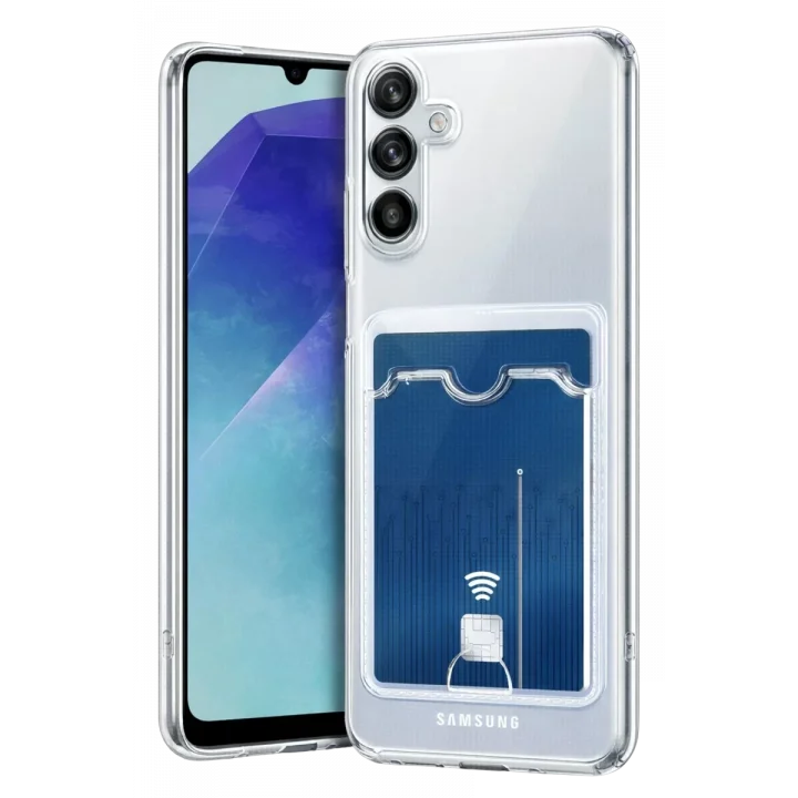 Mey İthalat®  Samsung Galaxy A37 5G Kart Şeffaf Silikon - Şeffaf