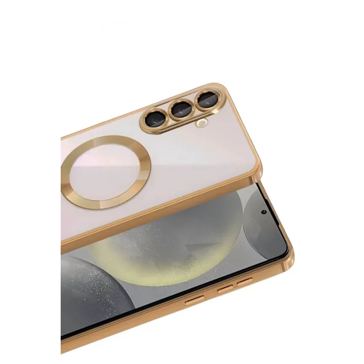 Mey İthalat®  Samsung Galaxy A37 5G Kross Magneticsafe Kapak - Çöl Titanyum