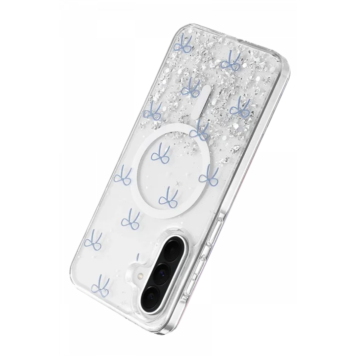 Mey İthalat®  Samsung Galaxy A37 5G Misk Simli Magsafe Kapak - Desen 3