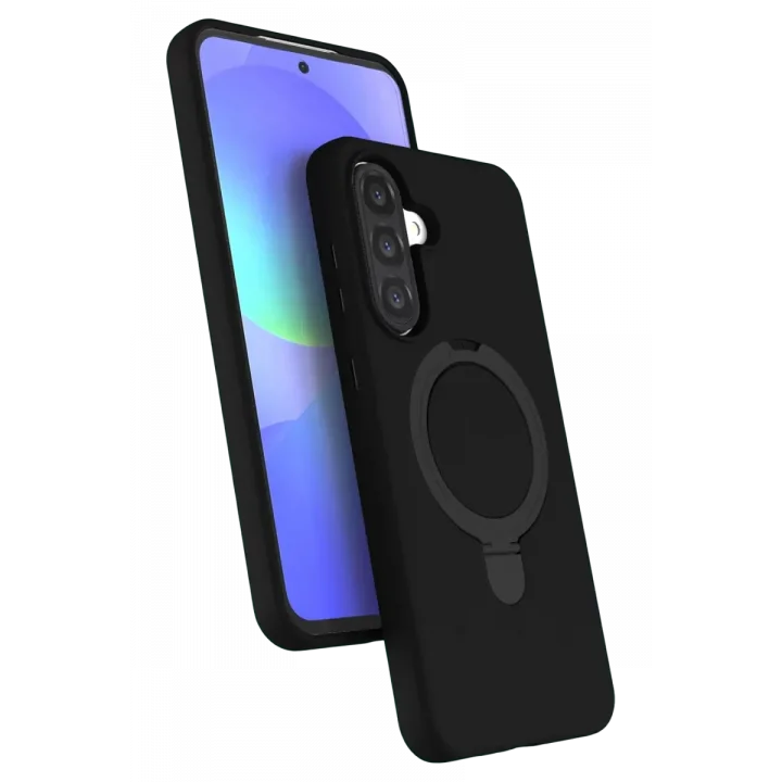 Mey İthalat®  Samsung Galaxy A37 5G Regal Magsafe Standlı Kapak - Siyah