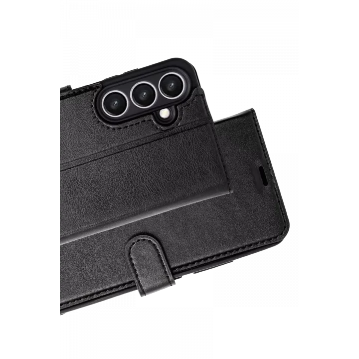 Mey İthalat®  Samsung Galaxy A37 5G Trend S Plus Kapaklı Kılıf - Siyah
