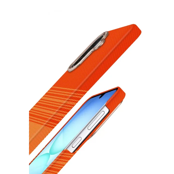 Mey İthalat®  Samsung Galaxy A37 5G Vega Magsafe Kapak - Turuncu