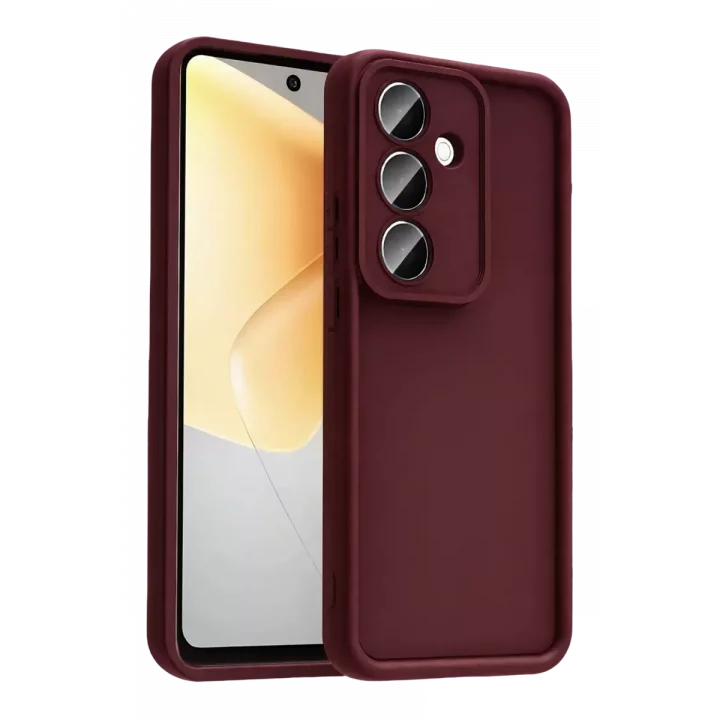 Mey İthalat®  Samsung Galaxy A37 5G Viera Silikon - Bordo