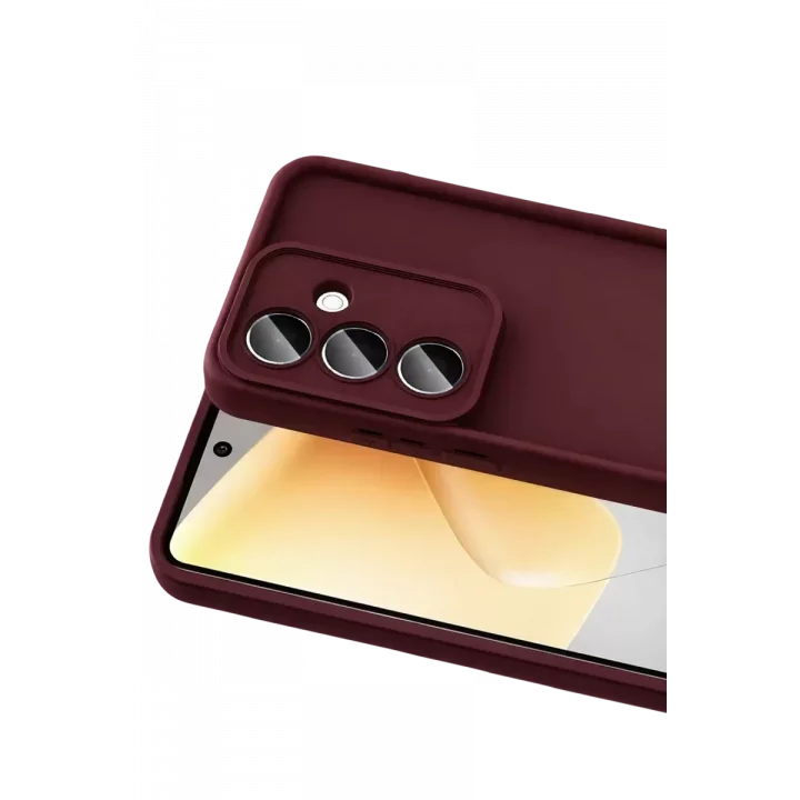 Mey İthalat®  Samsung Galaxy A37 5G Viera Silikon - Bordo