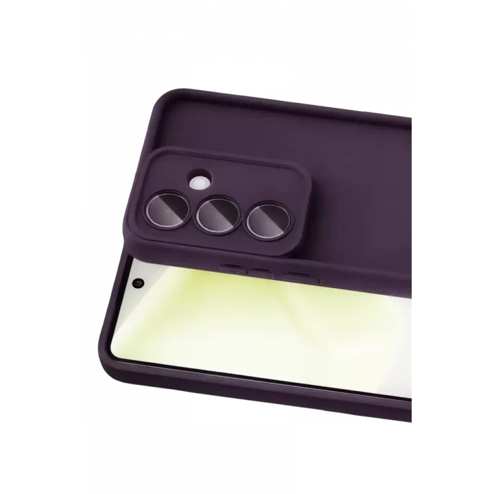 Mey İthalat®  Samsung Galaxy A37 5G Viera Silikon - Mürdüm