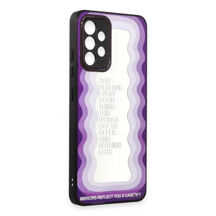 Mey İthalat®  Samsung Galaxy A52 Kılıf Mirror Desenli Kapak - Mirror - 5