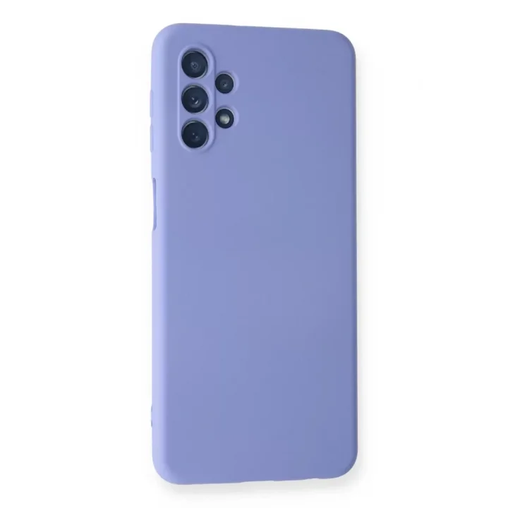 Mey İthalat®  Samsung Galaxy A52 Kılıf Nano içi Kadife Silikon - Lila