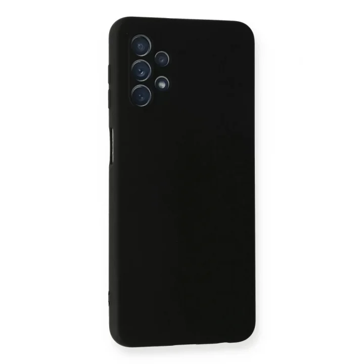 Mey İthalat®  Samsung Galaxy A52 Kılıf Nano içi Kadife Silikon - Siyah