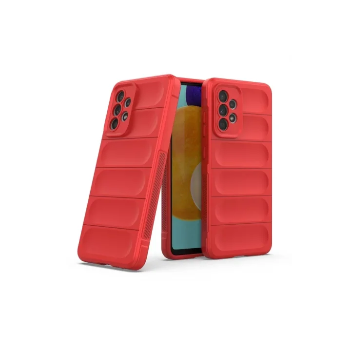 Mey İthalat®  Samsung Galaxy A52 Kılıf Optimum Silikon - Kırmızı