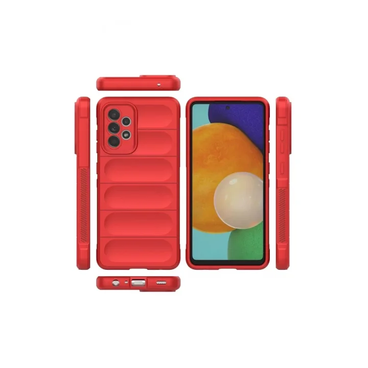 Mey İthalat®  Samsung Galaxy A52 Kılıf Optimum Silikon - Kırmızı