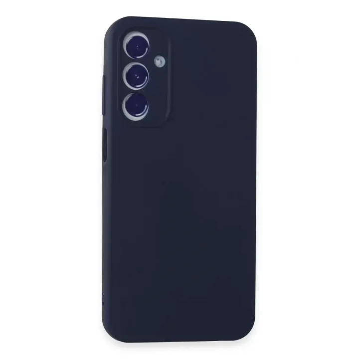 Mey İthalat®  Samsung Galaxy A55 5G Kılıf First Silikon - Lacivert